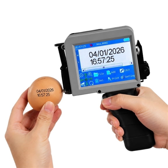 12.7mm Portable Mini Inkjet Printer Handheld Batch Coding Machine For Bottle Can Printing