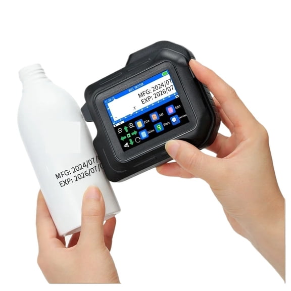 12.7mm Portable Mini Printer 2.8inch Touchscreen Handheld Inkjet Printer QR Barcode Logo Date Label Coding Machine
