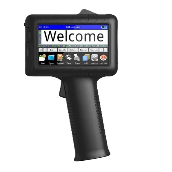 12.7mm Portable Printer Handheld Inkjet Printer Text QR Barcode Batch Number Logo Image Date Printing Machine ,Crisp Output