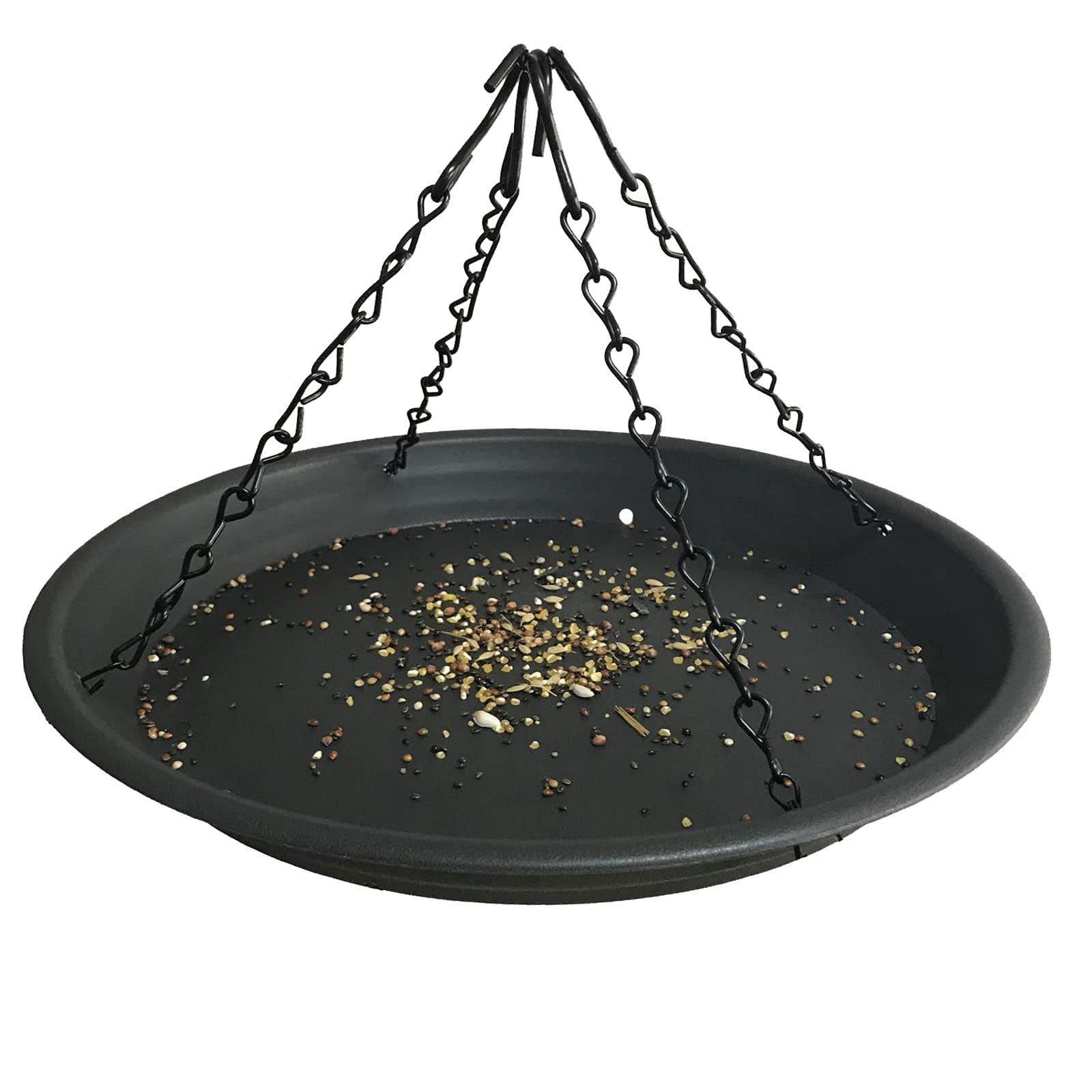 12.8" Homes Garden Platform Bird Feeder, Large Hanging Tray Squirrel
