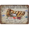 thumbnail image 1 of 12×8 inch What A Wonderful World Lyrics Poster Gift,What A Wonderful World Baseball,flower Bird Decor Baseball Minimalist Black Metal Tin Sign Decorations,HOME Bedroom,Sports Office Club Wall Decor, 1 of 7