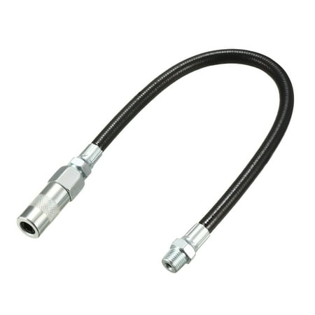 Unique Bargains 12.9" Flexible Extension Grease Hose 4500PSI 1/8" NPT Thread, 1Pcs
