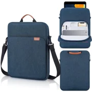 12.9 Inch Tablet Laptop Sleeve for Macbook Pro 14.2 Inch/Air 13.6", Samsung Galaxy Tab S11 S10 S9 S8 Ultra 14.6", iPad Pro 13 M5 M4/Air 13 M3 M2/Pro 12.9 Carrying Case, Surface Laptop 2024 13