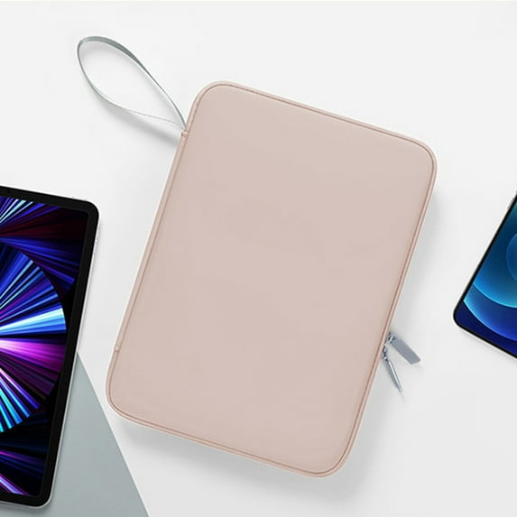 12.9 Inch Tablet Sleeve Bag | Water Resistant Protective Case with Lanyard & Multiple Pockets | Multi-Functional Storage for Office & Travel