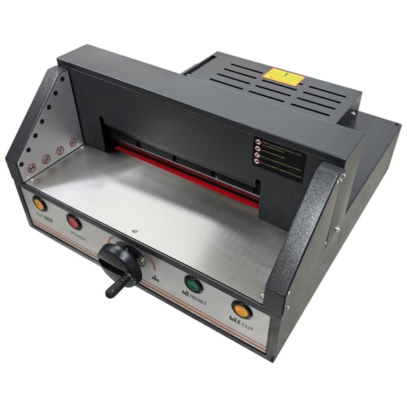 12.99IN Desktop Electric Paper Cutter Automatic Paper Pressing Document Cutter With Infrared Protection