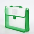 thumbnail image 1 of 12.99x9.45 Portfolio Plastic Transparent Oxford Cloth Edge Waterproof Green 1 Pack, 1 of 4