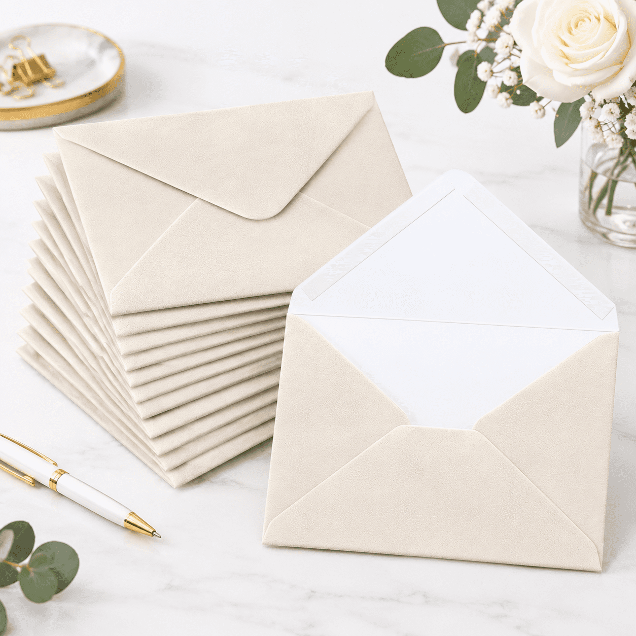 12 A7 Wedding Envelopes Luxury Invitation Envelope - Walmart.com