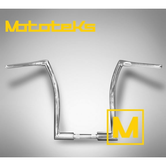 12" APE HANGER BARS CHROME HANDLEBARS FAT 1-1/2" DNA MONSTER BARS FOR HARLEY