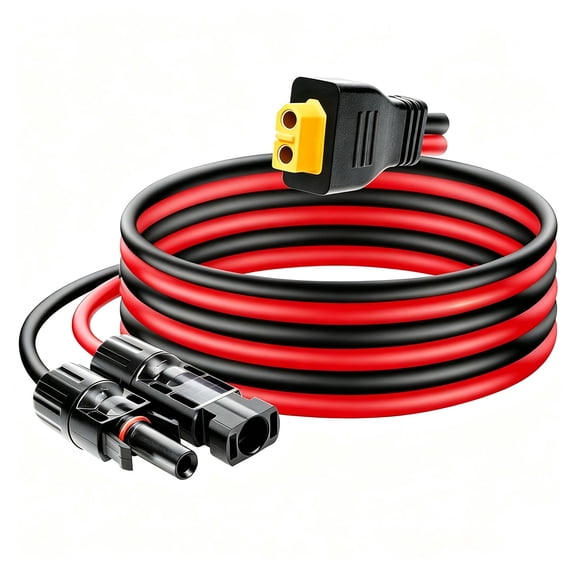 12 AWG 5 FT Solar to XT60 Charging Extension Cable, XT60 Solar ...