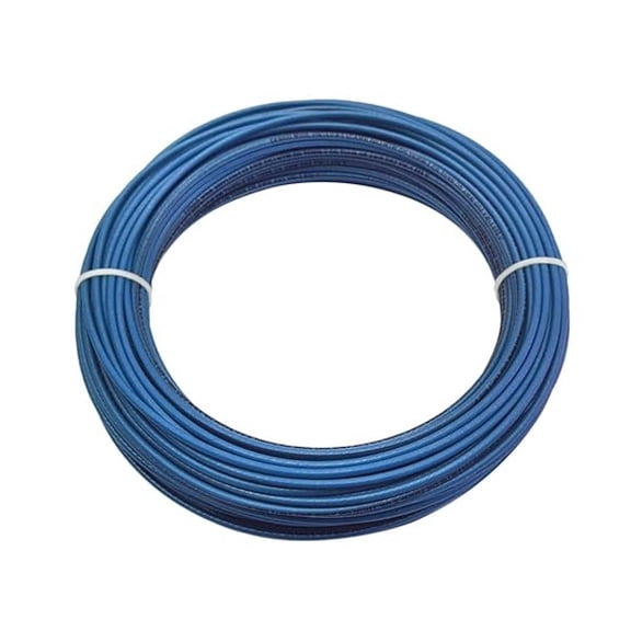 12 AWG Gauge Insulated Solid Copper THHN/THWN-2 Building Wire - 600 Volts Residential, , Industrial UL Listed (Blue, 100FT)