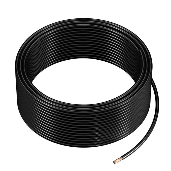 12 AWG THHN Wire 19 Stranded 100 OFC Copper Electrical Building Wire Nylon Jacket Rated 600 Volts Indoor Outdoor Use Commercial Industrial Residential Black 100 ft