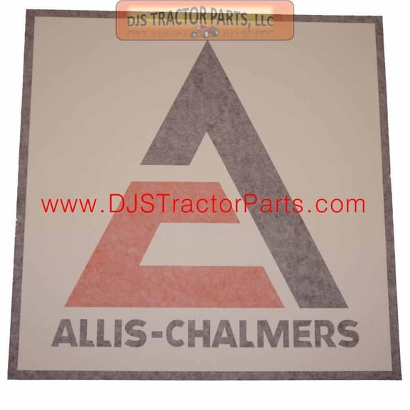 12" Allis Chalmers AC Logo Vinyl Decal - DJS1043E