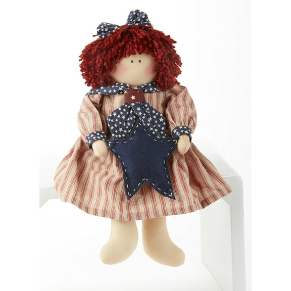 12" Americana Doll w/ Star, Red Stripe