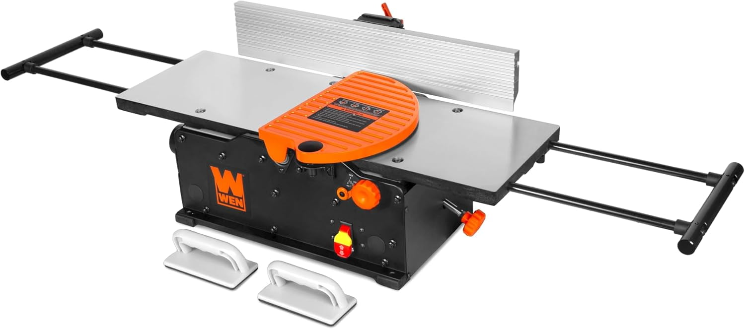 12-Amp 10-Inch Spiral Benchtop Jointer with Extendable Cast-Iron Table (JT1020H)