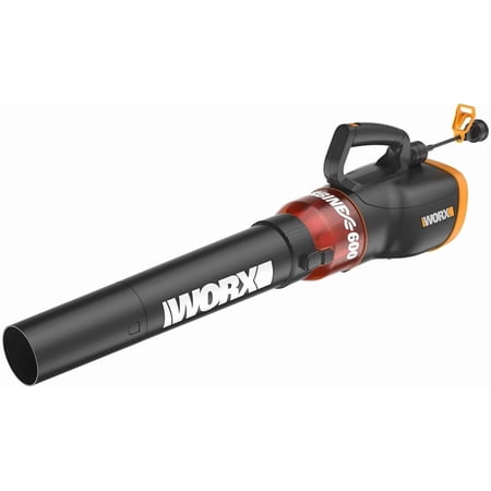 12 Amp Electric Leaf Blower, Turbine Blower for Lawn Care with 600 CFM & 2 Speed Control, Corded, WG520