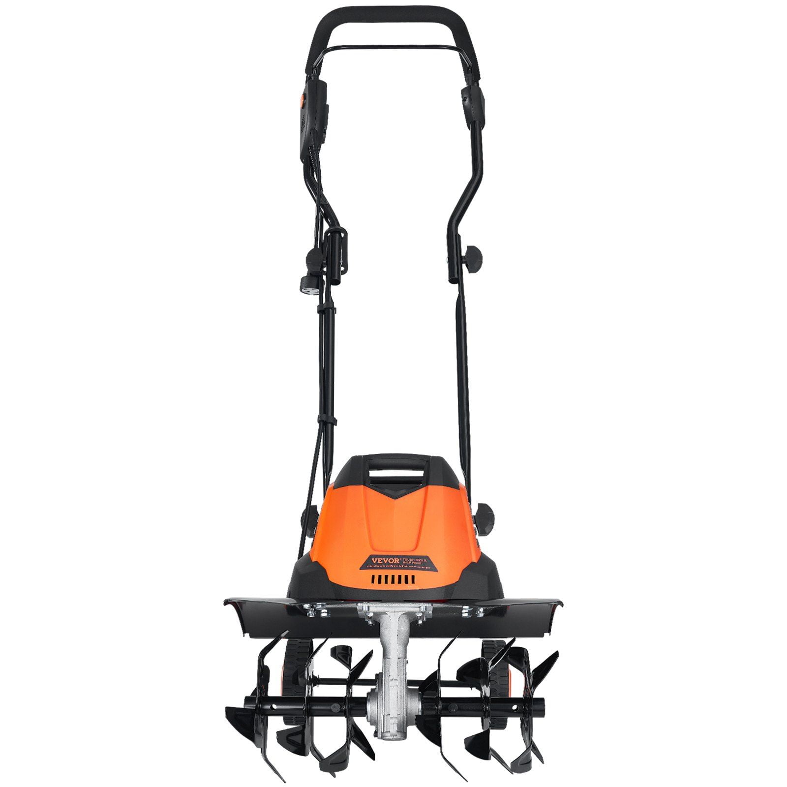 12 Amp Electric Tiller/Cultivator, 18" Tilling Width & 3.94" Tilling Depth, Steel Manganese Tines, Corded Rototiller for Garden Lawn Soil Digging and Cultivation