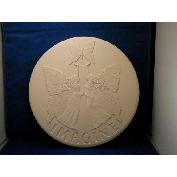 12" Angel Stepping Stone, Display on Wall or Floor, Indoor or Outdoors- AS8444