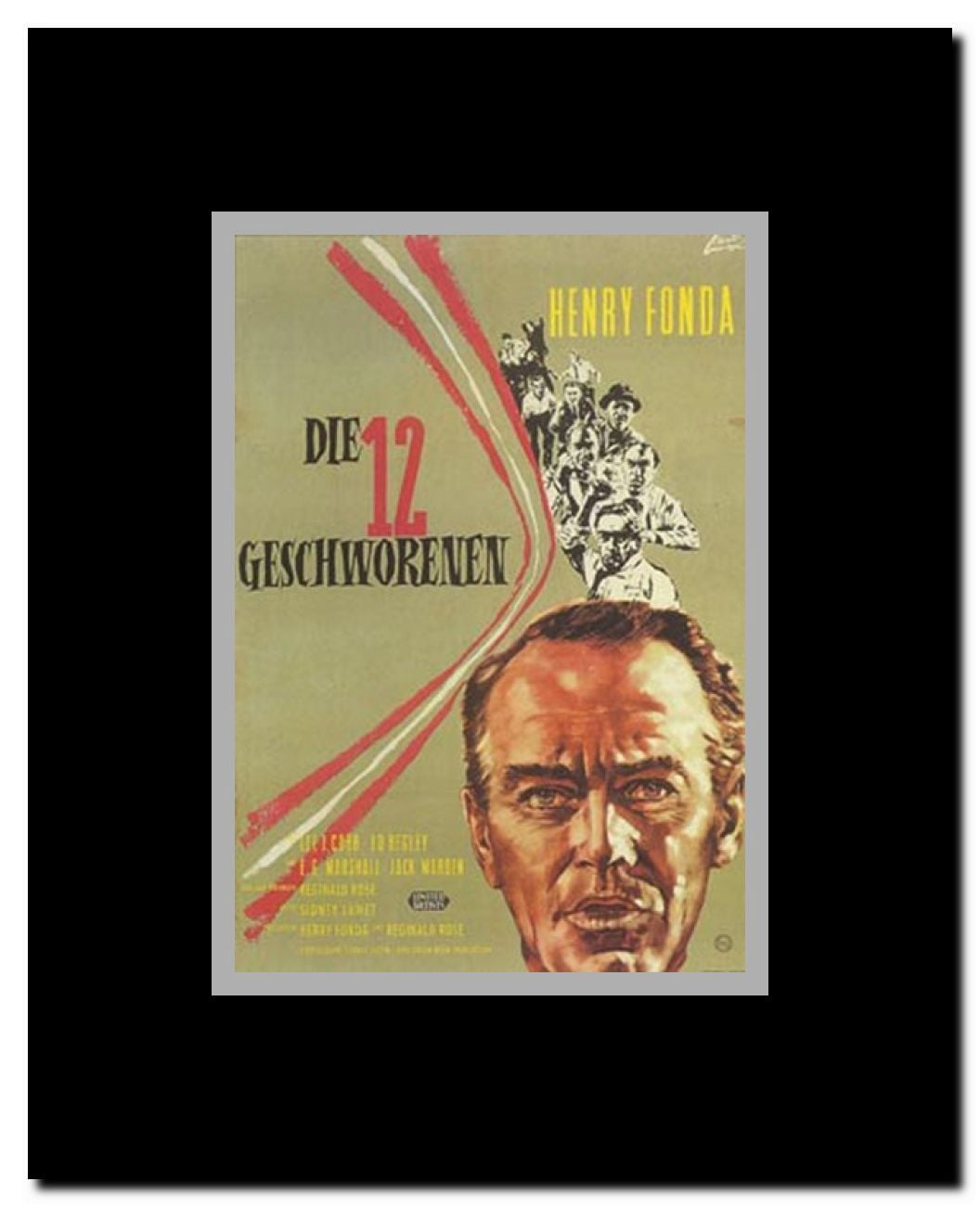 12 Angry Men Framed Movie Poster