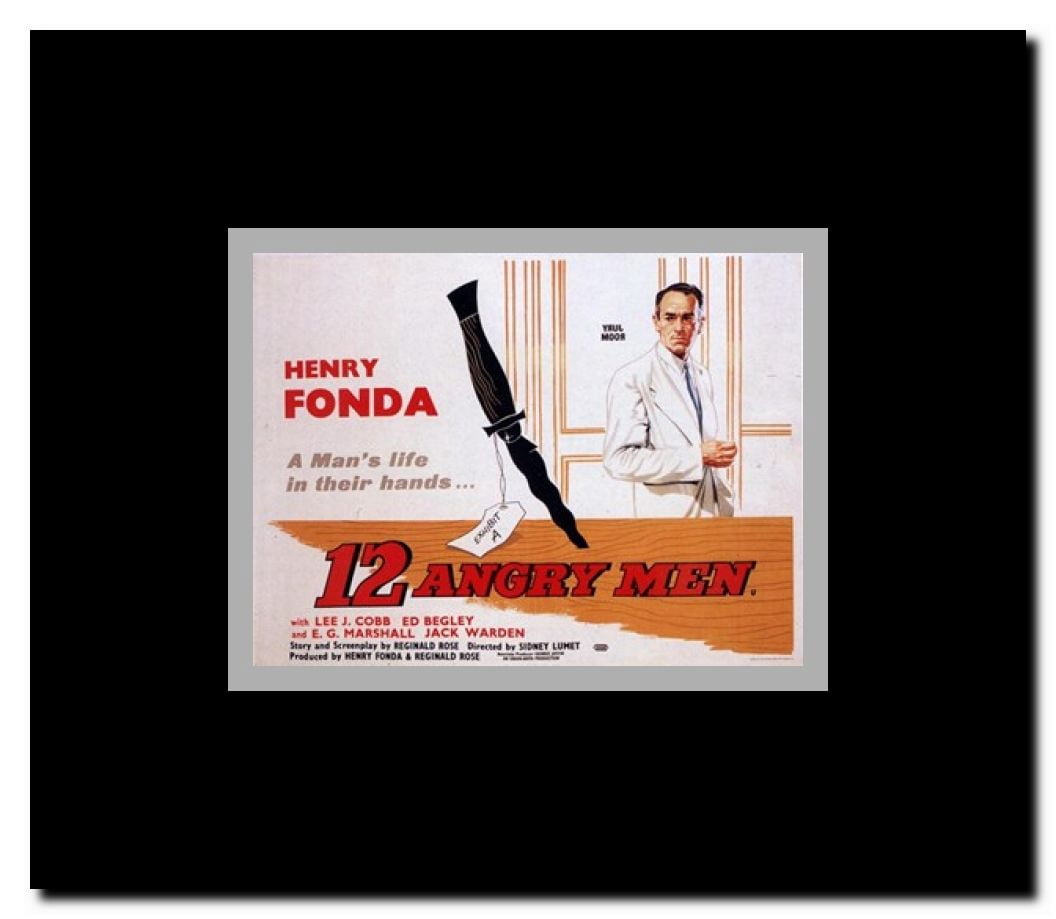 12 Angry Men Framed Movie Poster