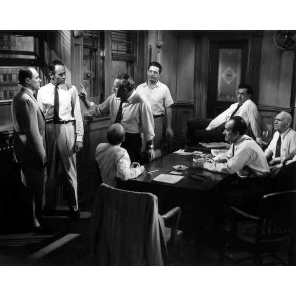 12 Angry Men Martin Balsam Ed Begley 24x36 Classic Hollywood Poster