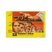 12 Angry Men Movie Poster (12) Art Poster Canvas Painting Decor Wall Print Photo Gifts Home Modern Decorative Posters 12x18inch(30x45cm)