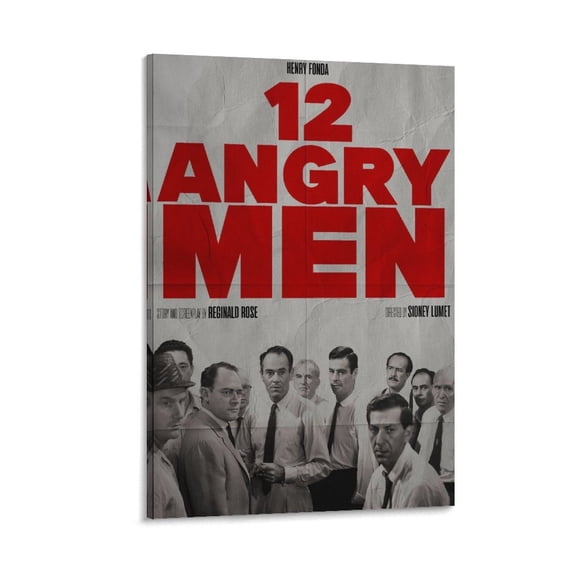 12 Angry Men Movie Poster (19) Poster Decorative Painting Canvas Wall Art Living Room Posters Bedroom Painting 12x18inch(30x45cm)