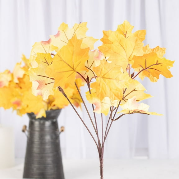 12 Artificial Maple Leaf Bushes: Add a Touch of Fall to Your Home All Year Round