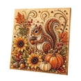 thumbnail image 1 of 12" Autumn Pearl Painting Kit,  Pearl Painting Crafts, DIY Fall Decor，A | Beginner-Friendly Craft, DIY Bead Painting, Harvest Pumpkin Designs, Thanksgiving Decor, Seasonal Home Display (With Frame), 1 of 5