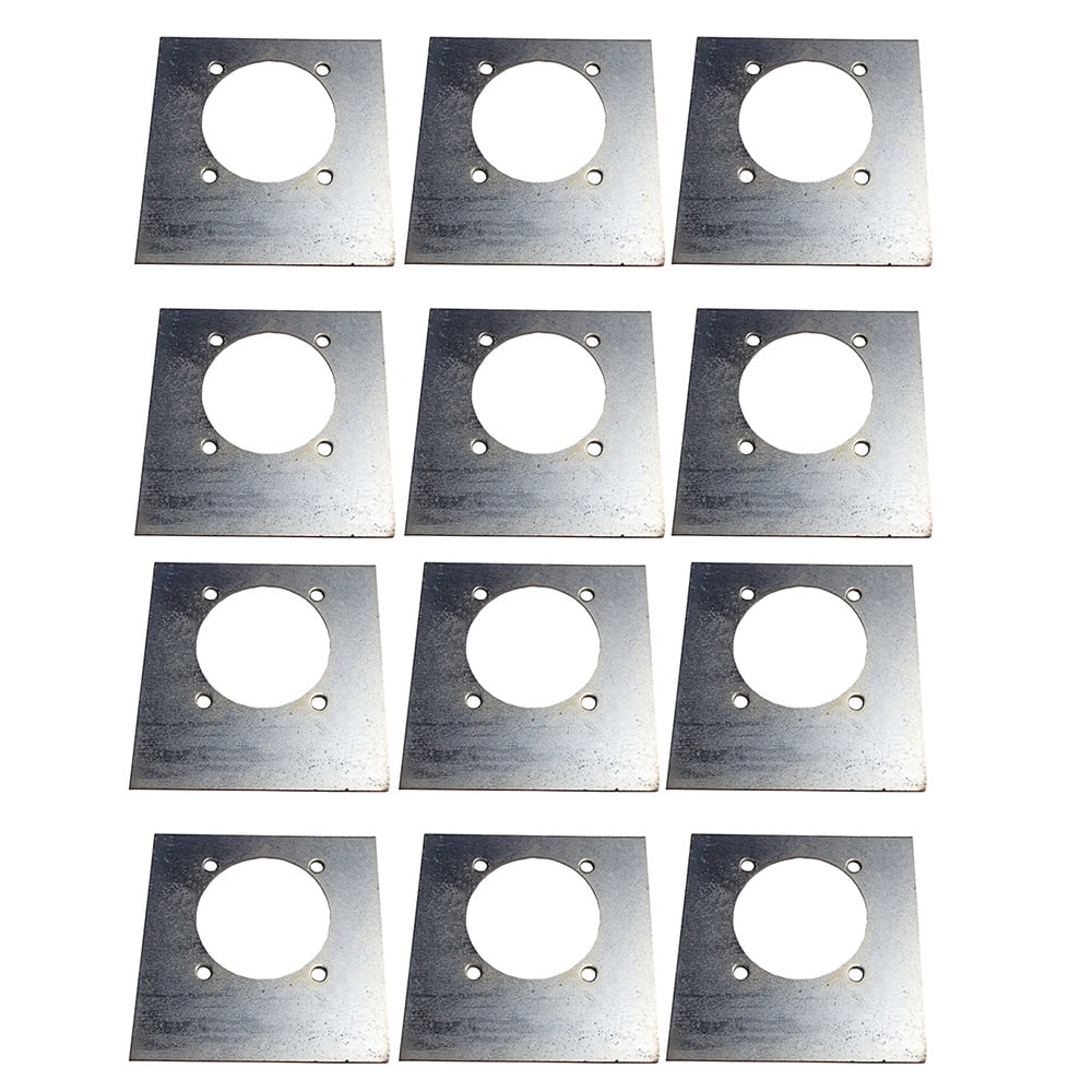 (12) Backing / Mounting Plates for DRing Tie Down Recessed DRings