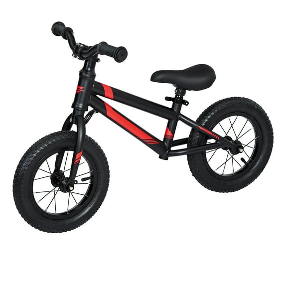 12" Balance Bike for Kids Ages 2-5, No Pedal Toddler Bike with Adjustable Seat & Handlebar, Lightweight Aluminum Frame, Padded Seat
