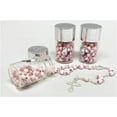 12 Baptism Favor Holy Communion Rosary in Glass Bottle Jar Recuerdos De