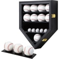 thumbnail image 1 of 12 Baseball Display Case , Storage Black,Small(15*18 in), 1 of 6