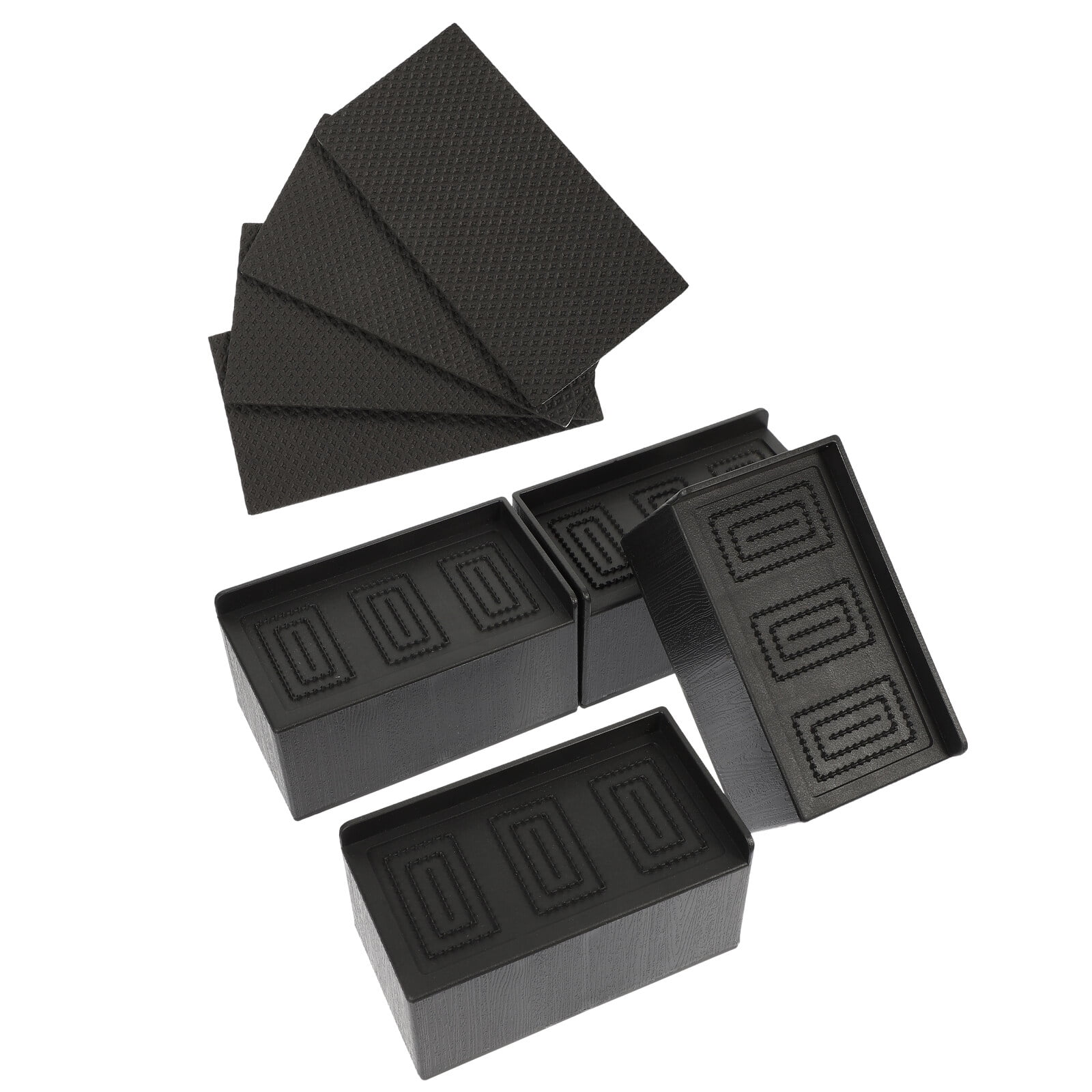 12 Bed Furniture Risers 2 Inch Heavy Duty Adjustable Desk Lifts Leg