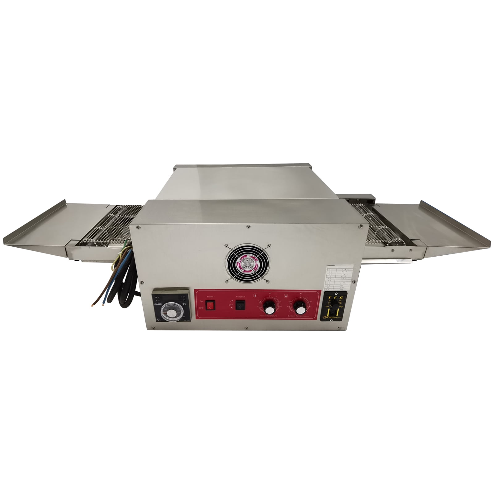 12" Belt Countertop Conveyor Pizza Oven Commercial Baking Electric Oven Chain Type 220V 1PH