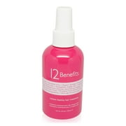 12 Benefits Leave-In Conditioner Spray + Salon-Quality Repair & Shine + 12-in-1 Professional Hair Treatment + Heat Protection + Anti-Frizz + Detangles & Strengthens + Instant Healthy Hair, 6 Fl Oz