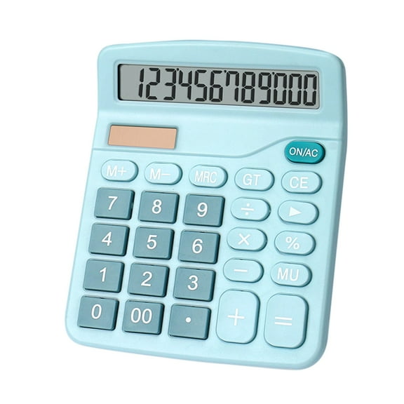 12 Bit Solar 837 Calculator Large Screen Power Supply Student Color Office Desktop Computer Multi Color Office&Craft&Stationery Home Decor