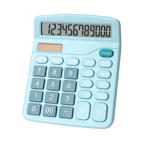 12 Bit Solar Desktop Calculator with Large LCD Display for Student and Use