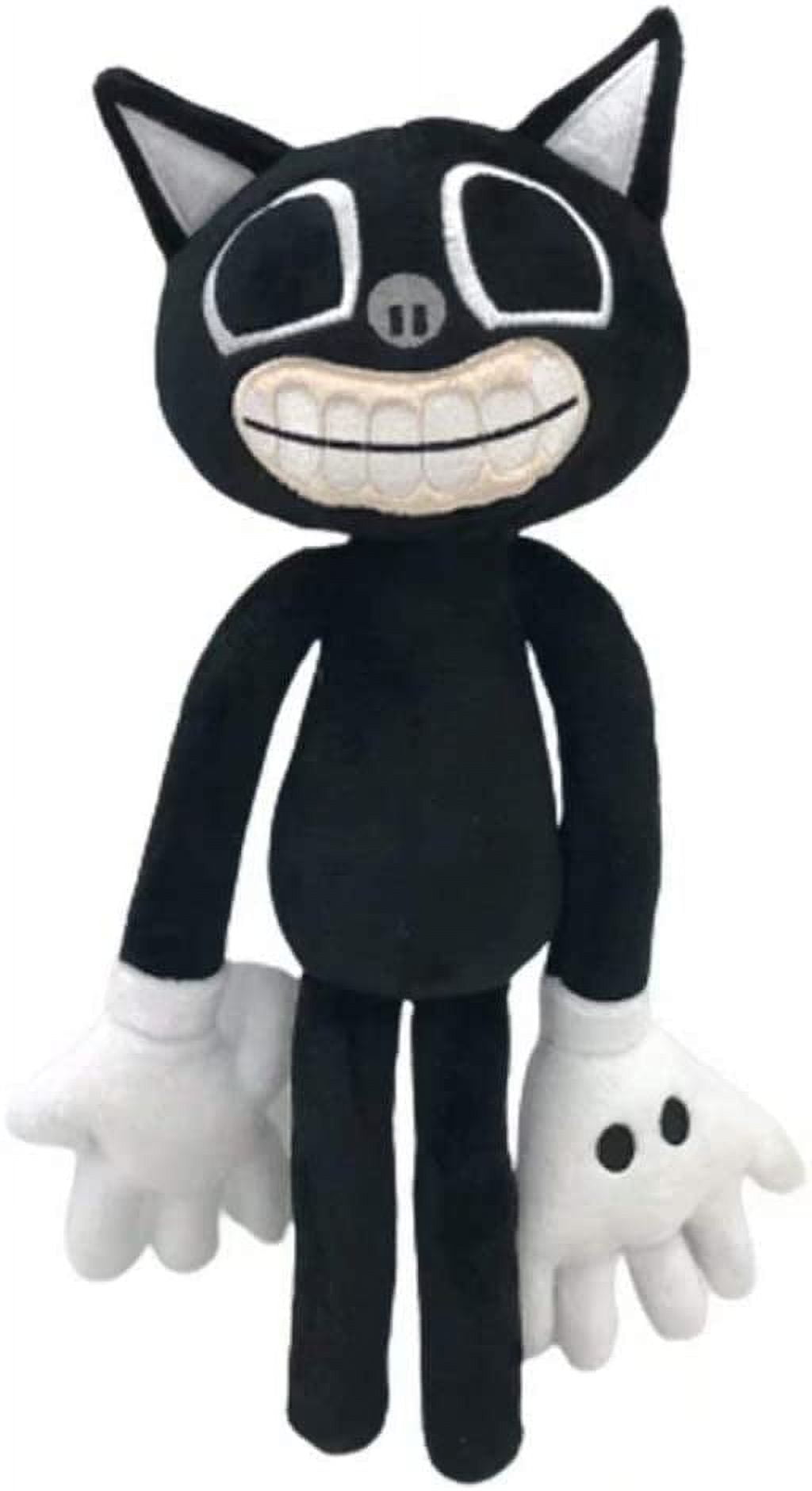 12" Black Cartoon Cat - Siren Head Series Plush Stuffed Animal Toy Soft
