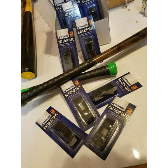 12 Black Champro Sports Baseball & Softball, Cushion Bat Grip, Wood & Metal A027