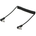 thumbnail image 1 of 12" Black Coil M/M PC Plug  Cord Flash Cable for Digital Camera, 1 of 2