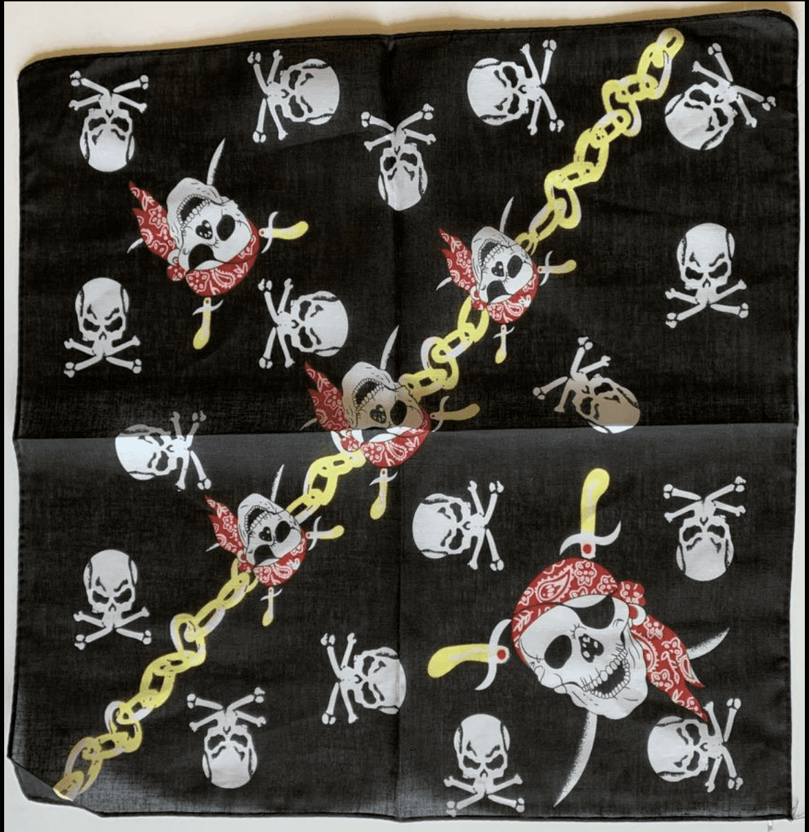 Skull And Crossbones Bandana