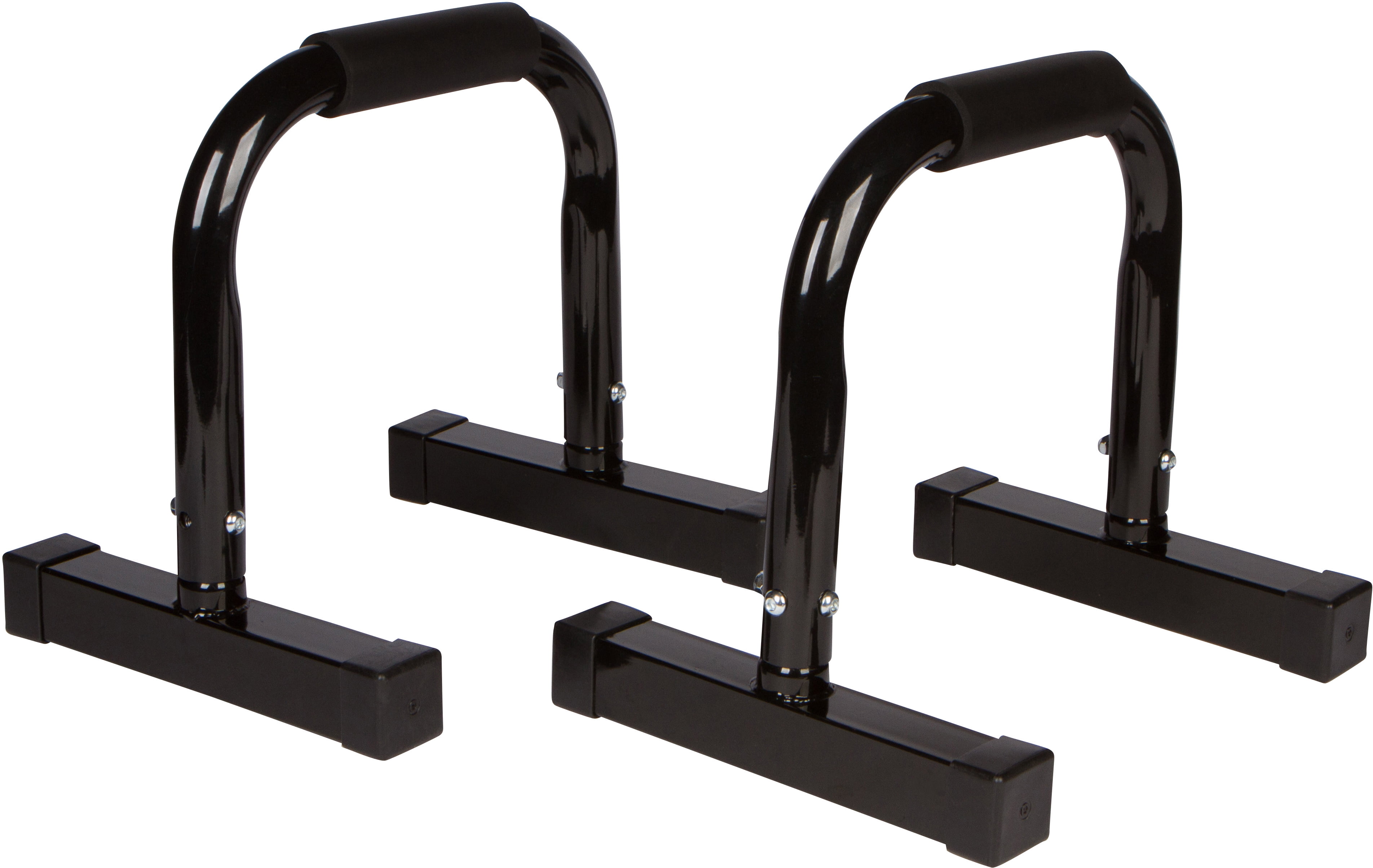 12" Body Press, Dip, Push Up Bar Paralettes - Set of 2 by Trademark Innovations
