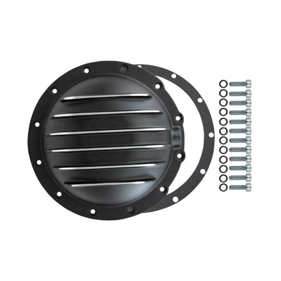 12-Bolt Aluminum Differential Cover for AMC Model 20 Black Gasket Hardware