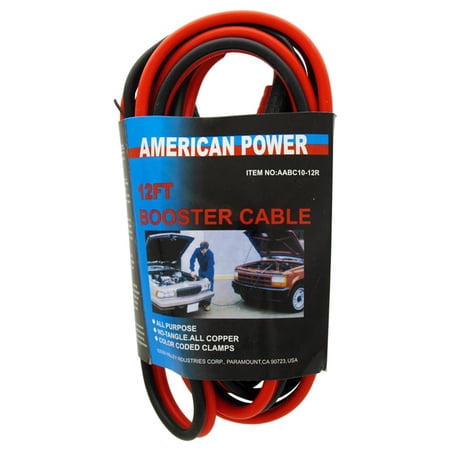 12' Booster Cable - 10 Gauge