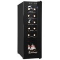 12 Bottle Compressor Wine Cooler Refrigerator w/Adjustable Temperature