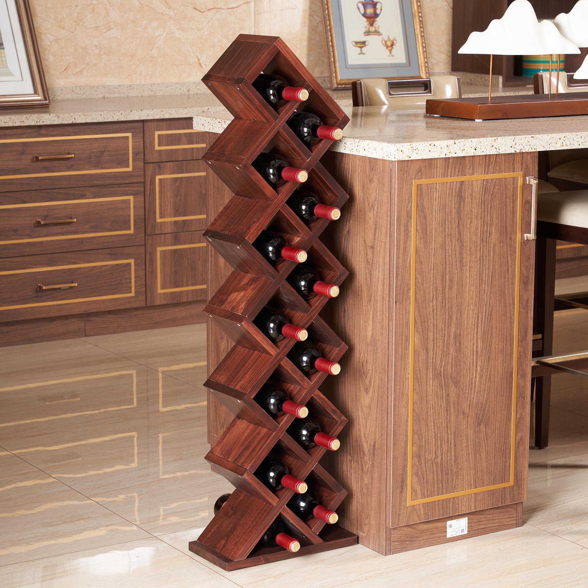 12 bottle wall wine rack sale