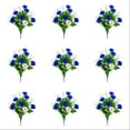 thumbnail image 1 of 12 Bouquets Memorial Flowers for Graves - Durable Silk Cemetery Wildflower Flowers Bouquet, Elegant Rose & Lily Floral Arrangement for Headstones, Tombstone Decor, Indoor/Outdoor Memorial Decorations, 1 of 9