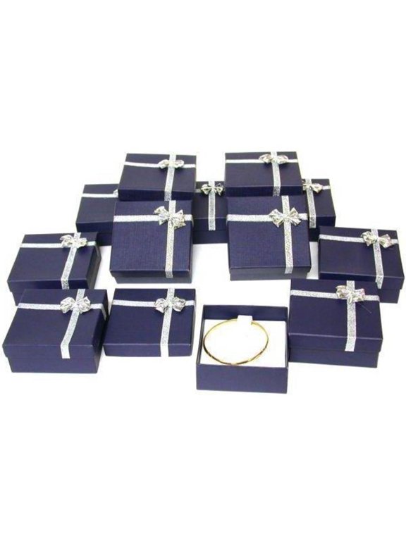 12 Bowtie Bangle Bracelet & Pocket Watch Display Boxes
