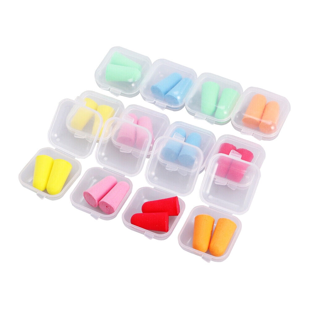 12 Boxes Soundproof Earplugs Sponge Ear Plugs Quiet Sleeping Ear Plugs