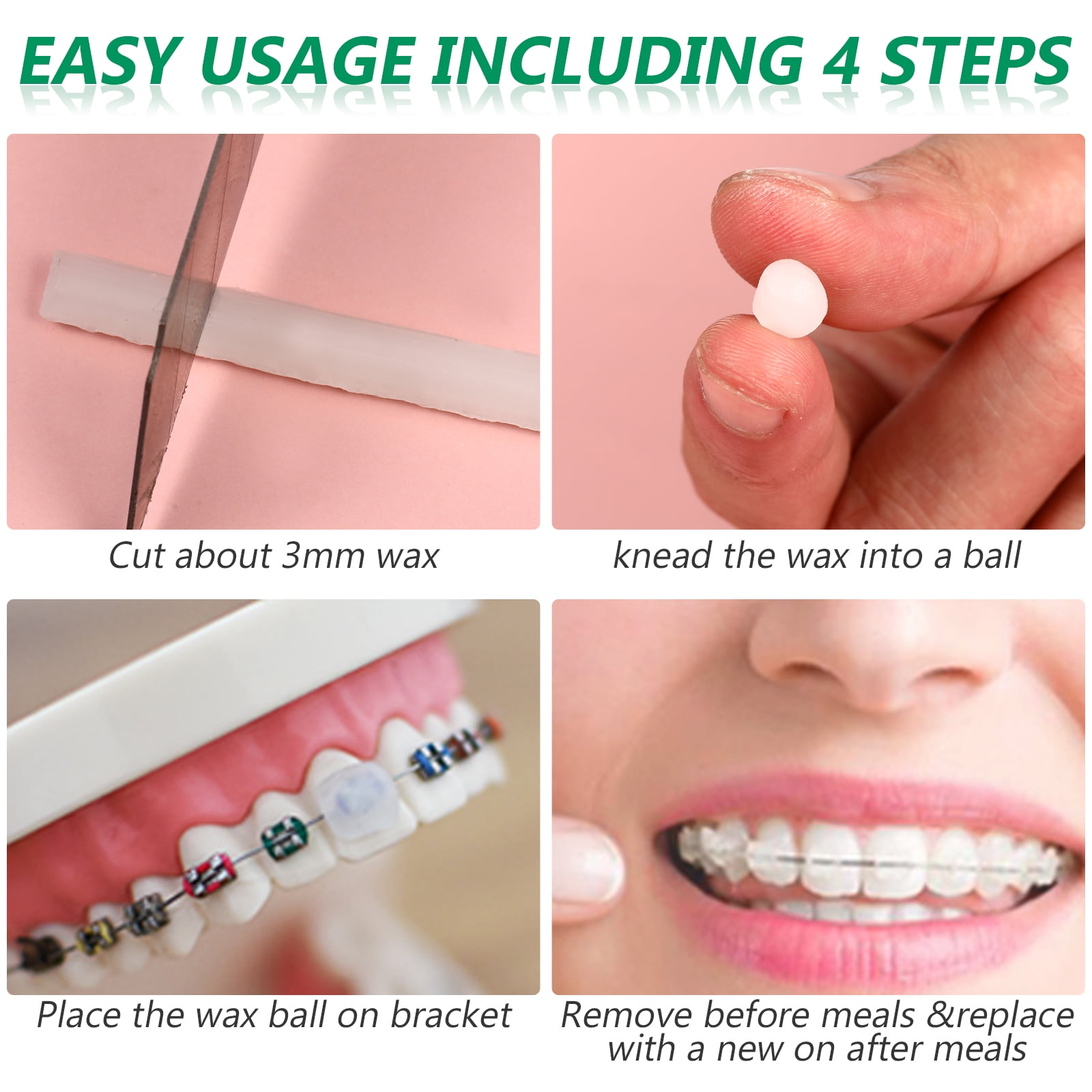 12 Boxes Teeth Orthodontic Waxes Dental Waxes Braces Professional
